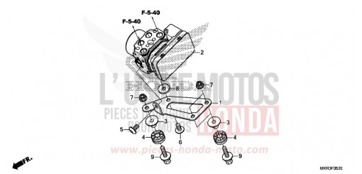 MODULATEUR ABS CBR1000STN de 2022